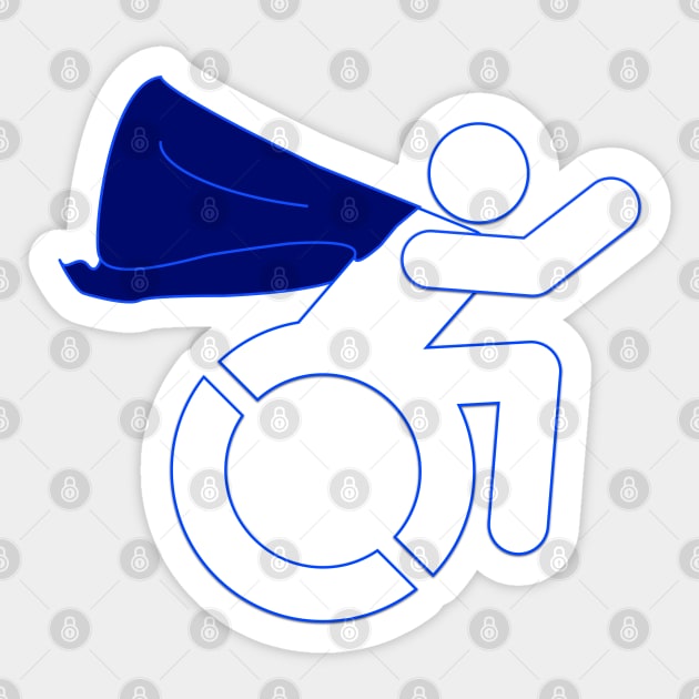 Super Accessibility Man Sticker by RollingMort91